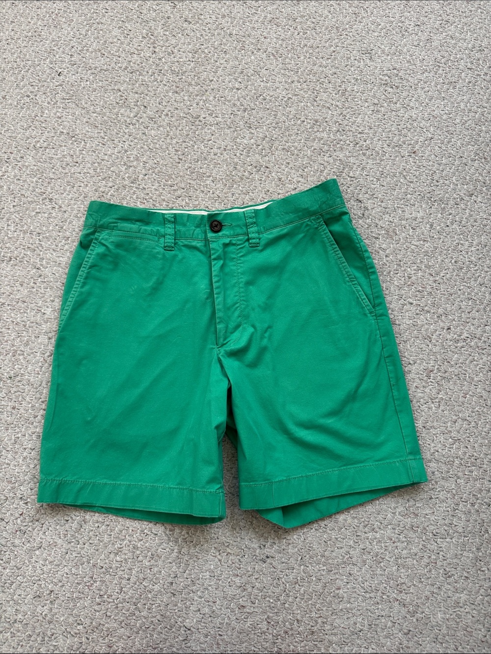 J.Crew Men's Green Classic Chino Shorts